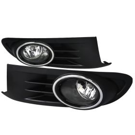 2010-2014 VW Jetta Clear/Chrome OEM Fog Lights-LF-GLF10COEM-KP
