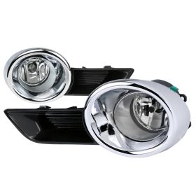 2008-2011 Toyota Highlander Fog Lights Clear - SDT-LF-HLDR08COEM-DL