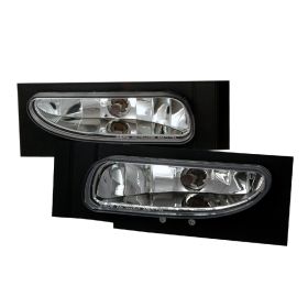 1994-1998 Ford Mustang Clear/Chrome Euro Fog Lights-LF-MST96C-DP