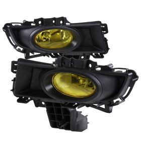 2007-2008 Mazda 3 4DR Sedan Fog Lights Amber - SDT-LF-MZ3074AMOEM-HZ