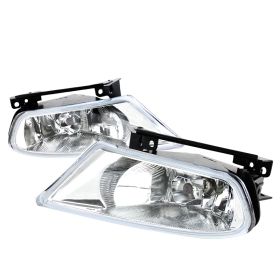 2005-2007 Honda Odyssey Clear/Chrome Euro Fog Lights-LF-ODSY05COEM-JS