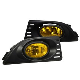 2005-2006 Acura RSX Yellow OEM Fog Lights-LF-RSX06AMOEM-RS
