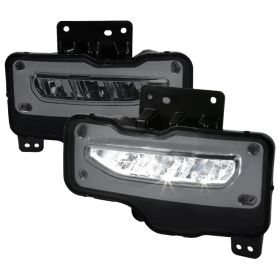 2017-2019 GMC Sierra 1500 Smoke LED Fog Lights  - LF-SIE17GLED-DL