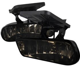 1999-2006 GMC Sierra Smoke Euro Fog Lights-LF-SIE99GOEM-HZ
