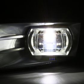 2007-2014 Chevrolet Silverado 1500 Clear LED Fog Lights  - LF-SIV07CLED-DL