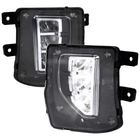 2016-2017 Chevrolet Silverado 1500 Chrome LED Fog Lights  - LF-SIV16CLED-DL