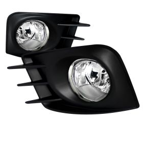 2011-2013 Scion TC Clear/Chrome Euro Fog Lights-LF-TC11COEM-HZ