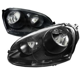 2006-2010 VW Golf VI Black Euro Headlights-LH-GLF05JM-RS