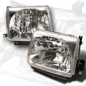 1997-1999 Toyota Tacoma Chrome Euro Headlights-LH-TAC97-KS