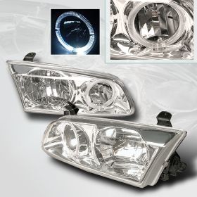 2000-2001 Toyota Camry Chrome Euro Headlights-LH-TCAM00-KS