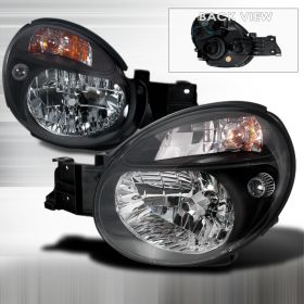 2002-2003 Subaru WRX Black Euro Headlights-LH-WRX02JM-KS