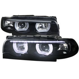1995-2001 BMW E38 7-Series Smoke Projector Headlights - LHP-E3895G-TM
