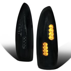 1999-2007 Ford F-250 SuperDuty LED Towing Mirrors  - LMS-F25003GLED-CY