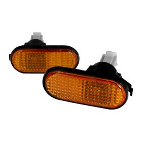 1992-1995 Honda Civic Amber Flat-Type Side Marker Lights-LSM-CV92AMFT