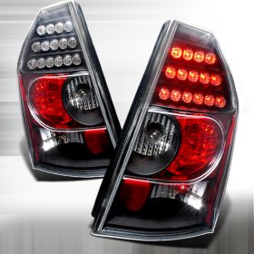 2005-2007 Chysler 300/300c Black LED Tail Lights-LT-30005JMLED-KS