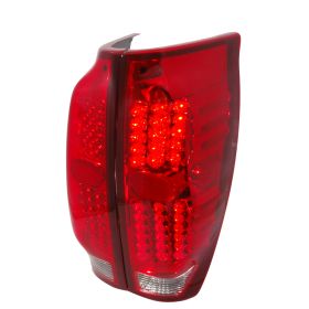 2002-2006 Chevy Avalanche Red LED Tail Lights-LT-AVA02RLED-KS