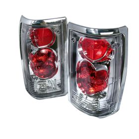 1986-1993 Mazda B2000 Chrome Tail Lights-LT-B200086-KS