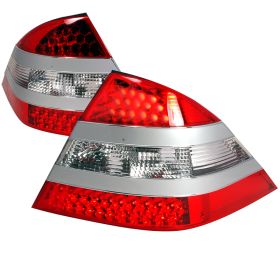 2000-2005 Mercedes S-Class W220 Red LED Tail Lights-LT-BW220S2RLED-KS