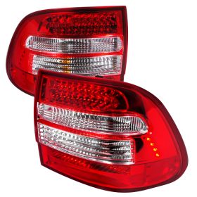 2003-2006 Porsche Cayenne Red LED Tail Lights-LT-CAY03RLED-KS