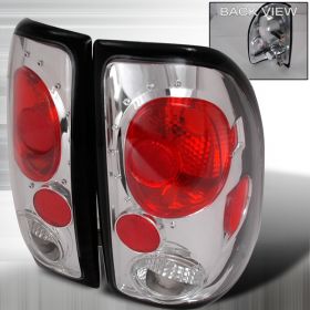 1997-2004 Dodge Dakota Chrome Tail Lights-LT-DAK97-KS