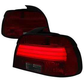 2001-2003 BMW 5 Series E39 LED Tail Lights Red/Smoke - SDT-LT-E3901RGLED-TM