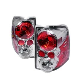 2002-2005 Ford Explorer Chrome Tail Lights-LT-EPOR02-KS