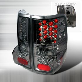 2004-2007 Ford F150 Smoke LED Tail Lights-LT-F15004GLED-KS