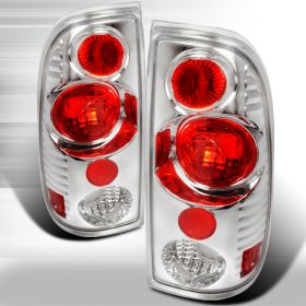 1997-2003 Ford F150 Chrome Tail Lights-LT-F15097V2-KS