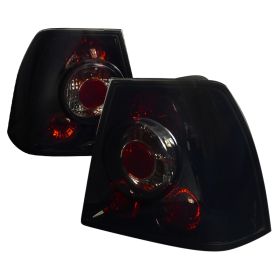 1999-2004 VW Jetta Gloss-Black-Smoke Euro Tail Lights-LT-JET99BB-TM