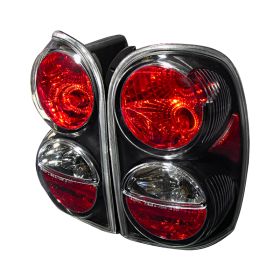 2002-2004 Jeep Liberty Black Tail Lights-LT-LIB02JM-KS