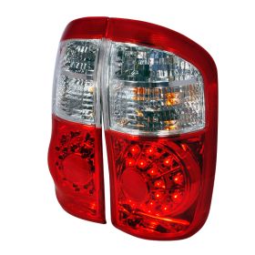 2000-2006 Toyota Tundra Double Cab Red LED Tail Lights-LT-TUN00RLED-KS