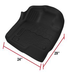 2009-2014 Ford F-150 SuperCrew Cab Floor Mats 2PC Front - MAT-901840