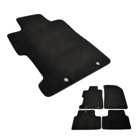 2006-2011 Honda Civic 2DR Black w/Red Stitching Floor Mats  - MAT-CV062-ATW