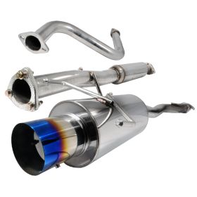 1990-1993 Honda Accord Titanium Tip 2.5 Inch Catback Exhaust - MFCAT2-ACD90T-SD