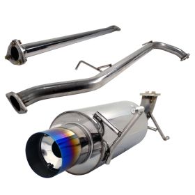 1998-2002 Honda Accord 2DR/4DR 4-CYL Titanium Tip 2.5 Inch Catback Exhaust - MFC