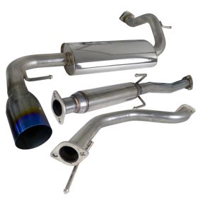 1988-1991 Honda CRX Titanium Tip 2.5 Inch Catback Exhaust - MFCAT2-CRX88T-SD