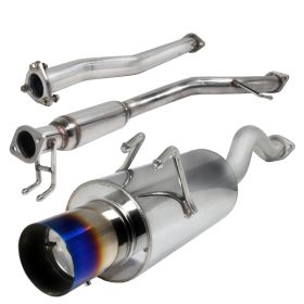 2006-2011 Honda Civic 2DR Si Titanium Tip 2.5 Inch Catback Exhaust - MFCAT2-CV06