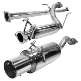 2006-2011 Honda Civic 4DR 1.8L DX/LX/EX 2.5 Inch Catback Exhaust - MFCAT2-CV064