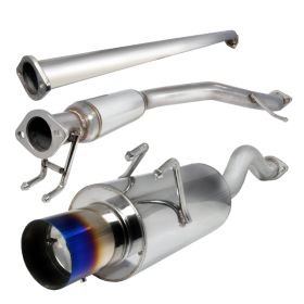 2006-2011 Honda Civic 4DR 1.8L DX/LX/EX Titanium Tip 2.5 Inch Catback Exhaust - 