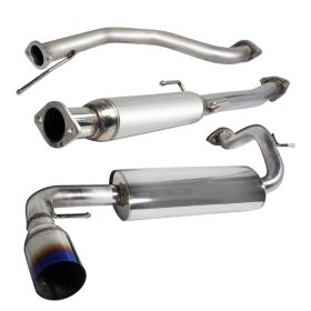 1988-1991 Honda Civic 3DR HB DX/Si Titanium Tip 2.5 Inch Catback Exhaust - MFCAT