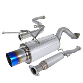 1996-2000 Honda Civic 3DR HB Titanium Tip 2.5 Inch Catback Exhaust - MFCAT2-CV96
