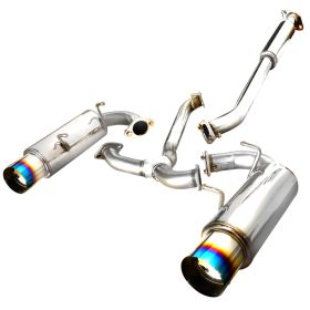2013-2016 Scion FRS Dual Titanium Tip Catback Exhaust - MFCAT2-FRS12T-SD