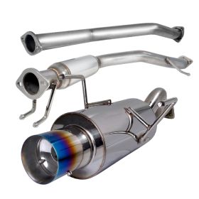 2002-2006 Acura RSX Base Titanium Tip 2.5 Inch Catback Exhaust - MFCAT2-RSX02T