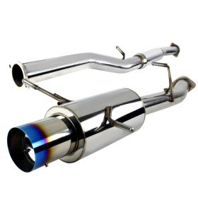2002-2007 Subaru WRX/STI 2.0L/2.5L Titanium Tip Catback Exhaust - MFCAT3-WRX02T-