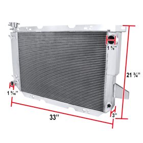 1985-1996 Ford F-Series 3-Core Radiator  - RAD3-FPIK85