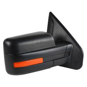 2007-2014 Ford F-150 Black Towing Mirror Right-Side - RMV-F15007HP-FS-R