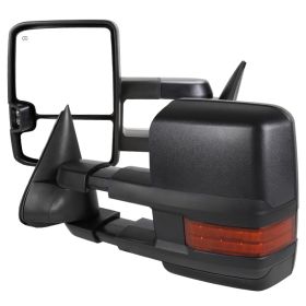1988-1998 Chevrolet C10 Power Heated w/LED Signal Towing Mirrors  - RMX-C1088G3LEDHP-FS