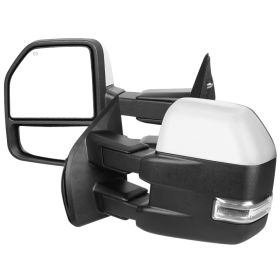 2015-2017 Ford F-150 Chrome Towing Mirrors  - RMX-F15015F4H-P-FS