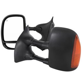 1999-2007 Ford F-250 SuperDuty Power + Heated w/LED Signal Towing Mirrors  - RMX-F25099LEDH-P-FS