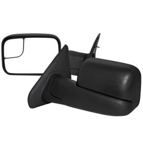 2002-2008 Dodge Ram 1500/2500/3500 Manual Towing Mirrors  - RMX-RAM02-M-ZM